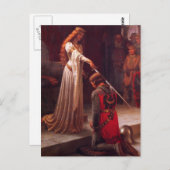 Carte Postale Accolade - Le Chevalier (Devant / Derrière)