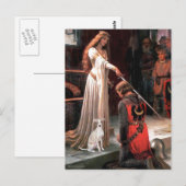 Carte Postale Accolade - Lévrier italien 5 (Devant / Derrière)