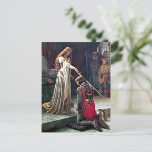 Carte Postale Accolade par Edmund Blair Leighton (Debout devant)