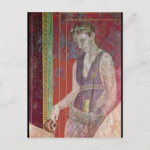 Carte Postale Accompagnateur pourrissant du liquide d'un jug