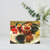 Carte Postale Accompagnement pour thé iranien (Debout devant)