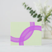 Carte Postale accomplissement spirituel pourpre (Debout devant)