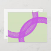 Carte Postale accomplissement spirituel pourpre (Devant / Derrière)