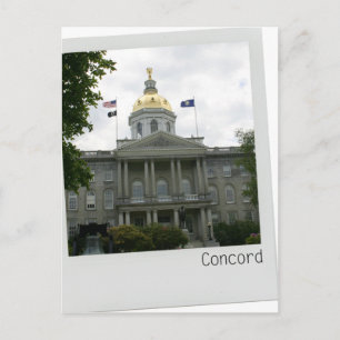 Carte Postale Accord, dôme d'or de bâtiment de capitol du New