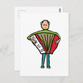 Carte Postale Accordéon (Devant / Derrière)