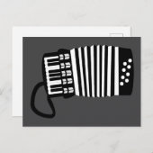 Carte Postale Accordion (Devant / Derrière)