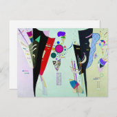 Carte postale Accords réciproques de Kandinsky (Devant / Derrière)