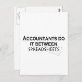 Carte Postale Accountants do it ! (Devant / Derrière)