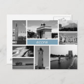 Carte postale Accra (Devant / Derrière)