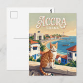 Carte Postale Accra Ghana (Devant / Derrière)