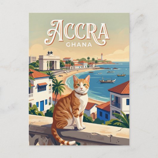 Carte Postale Accra Ghana (Devant)