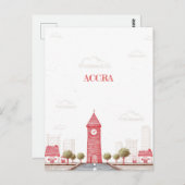 Carte postale Accra Ghana Travel (Devant / Derrière)