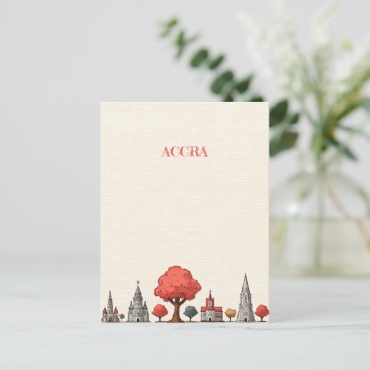 Carte postale Accra Ghana Travel (Debout devant)