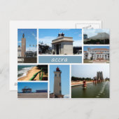 Carte Postale Accra postcard (Devant / Derrière)