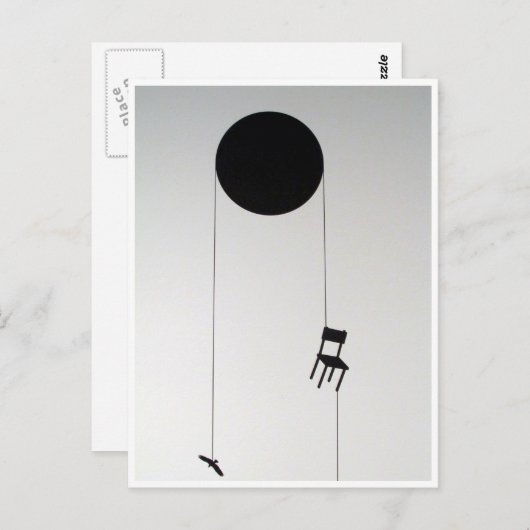 Carte Postale accroché (Devant / Derrière)