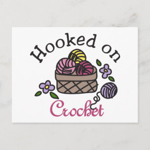 Carte Postale Accroché sur Crochet