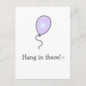 Carte Postale Accroche-Toi ! Continue de te Battre ! Courage con (Devant)