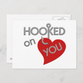 Carte postale Accrochée sur vous (Devant / Derrière)