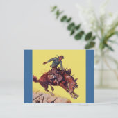 Carte Postale Accrocher sur Cowboy (Debout devant)