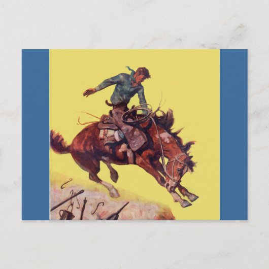 Carte Postale Accrocher sur Cowboy (Devant)