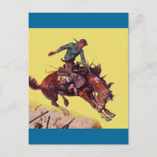 Carte Postale Accrocher sur Cowboy