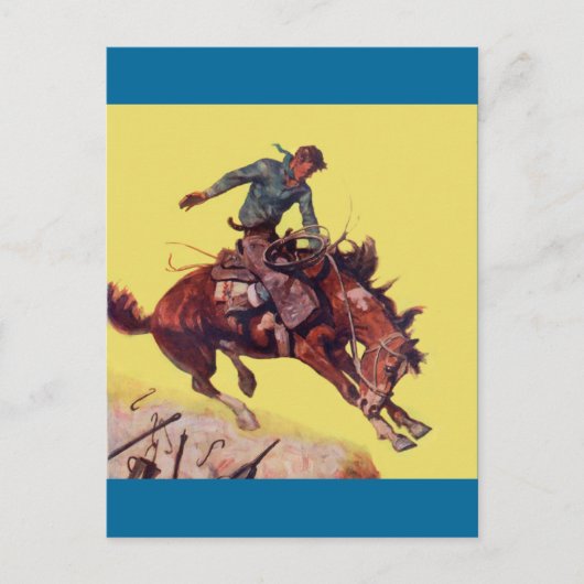 Carte Postale Accrocher sur Cowboy (Devant)