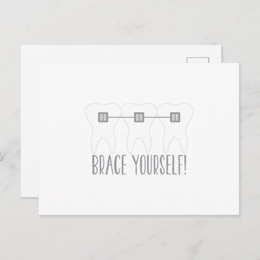 Carte Postale Accrochez-vous (Devant / Derrière)