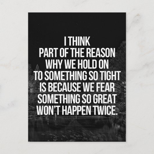 Carte Postale Accrochez-Vous À Un Devis (Devant)