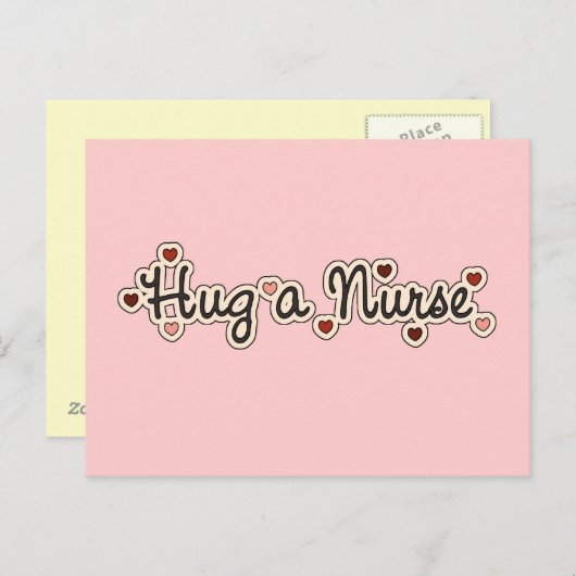 Carte Postale Accrochez-vous à une infirmière T-shirts et cadeau (Devant / Derrière)