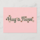 Carte Postale Accrochez-vous à une infirmière T-shirts et cadeau (Devant)