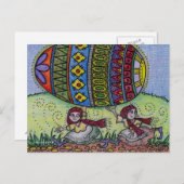 Carte Postale Accrochez-vous à votre art populaire ukrainien Pys (Devant / Derrière)