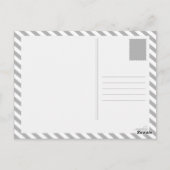 Carte Postale accueil à bord (rétro) (Dos)