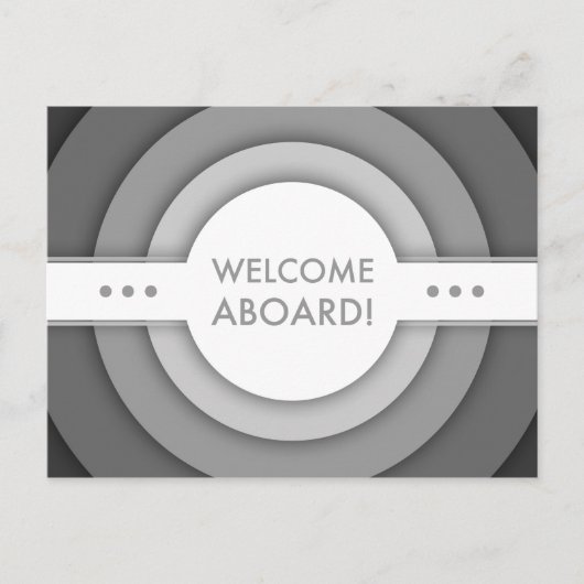 Carte Postale accueil à bord (rétro) (Devant)