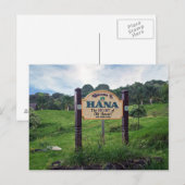 Carte Postale Accueil à Hana (Devant / Derrière)