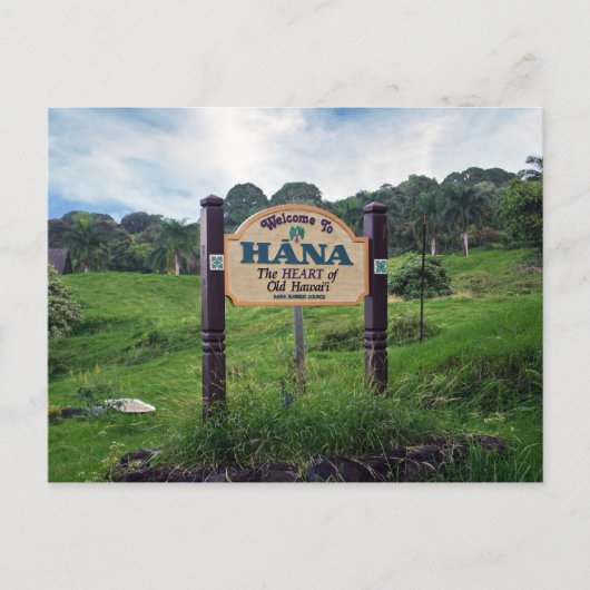 Carte Postale Accueil à Hana (Devant)