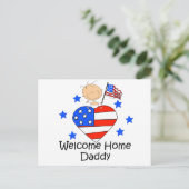 Carte Postale Accueil Accueil Daddy Stick Figure Baby (Debout devant)