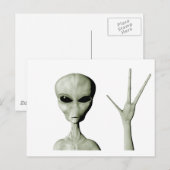 Carte Postale Accueil Alien (Devant / Derrière)