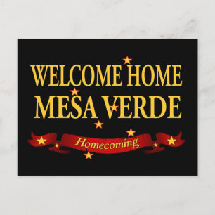 Carte Postale Accueil Bienvenue Mesa Verde