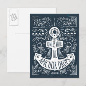 Carte Postale Accueil C'Est Là Que L'Ancre Baisse (Devant / Derrière)