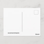 Carte Postale Accueil coloré dans plusieurs langues Contexte bla (Dos)