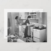 Carte Postale Accueil Cuisine : 1942 (Devant / Derrière)