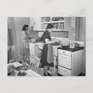 Carte Postale Accueil Cuisine : 1942