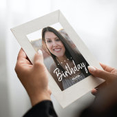 Carte Postale Accueil d'anniversaire d'ami moderne remplacer la