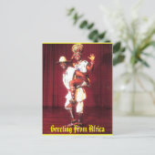 Carte Postale ACCUEIL DE L'AFRIQUE(Conception de Mojisola Gbadam (Debout devant)