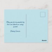 Carte Postale Accueil de Pâques Joyeux Daisées d'oeufs de Pâques (Dos)