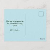 Carte Postale Accueil de Pâques Joyeux Daisées d'oeufs de Pâques (Dos)