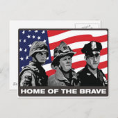 Carte Postale Accueil des braves (Devant / Derrière)