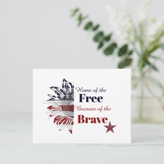 Carte Postale Accueil des libres à cause des courageux, (Debout devant)