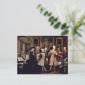 Carte Postale Accueil Du Matin " Par Hogarth William (Debout devant)