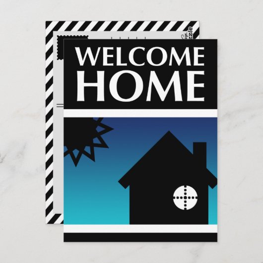 Carte Postale accueil (formes mod) (Devant / Derrière)